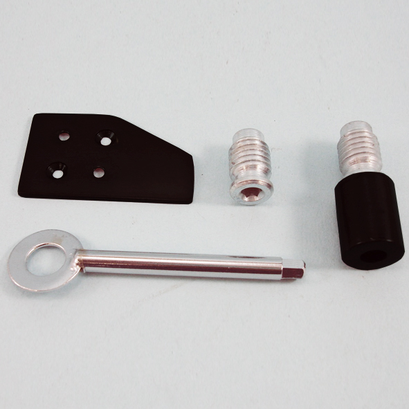 THD084/BLP • 021mm • Black • Deluxe Surface Sash Stop
